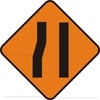 Merge Ahead Sign