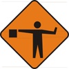 Flagger Sign