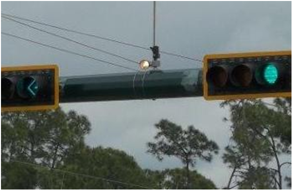 Beacon with Green Light