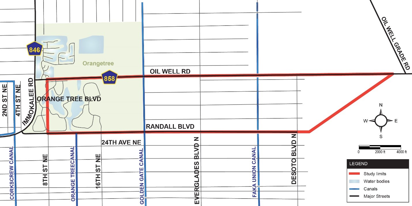 Randall map of project location