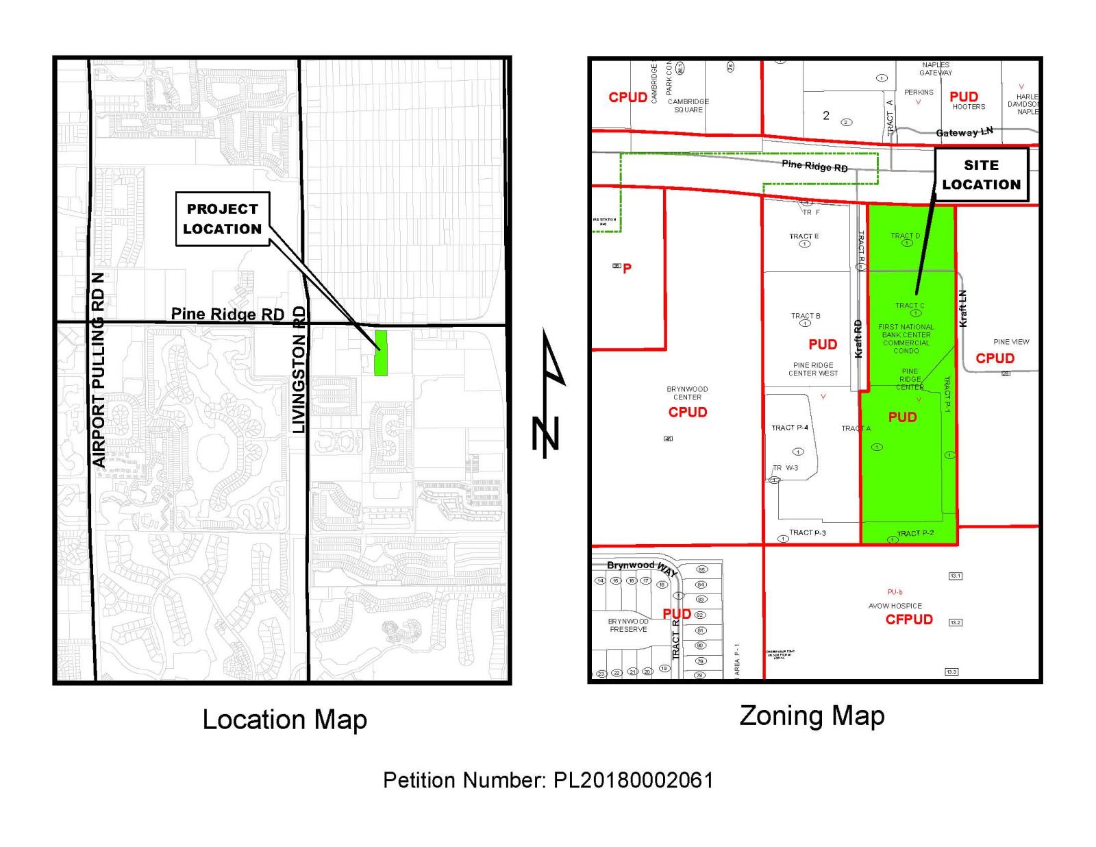 Pine Ridge Center - Site Location Map