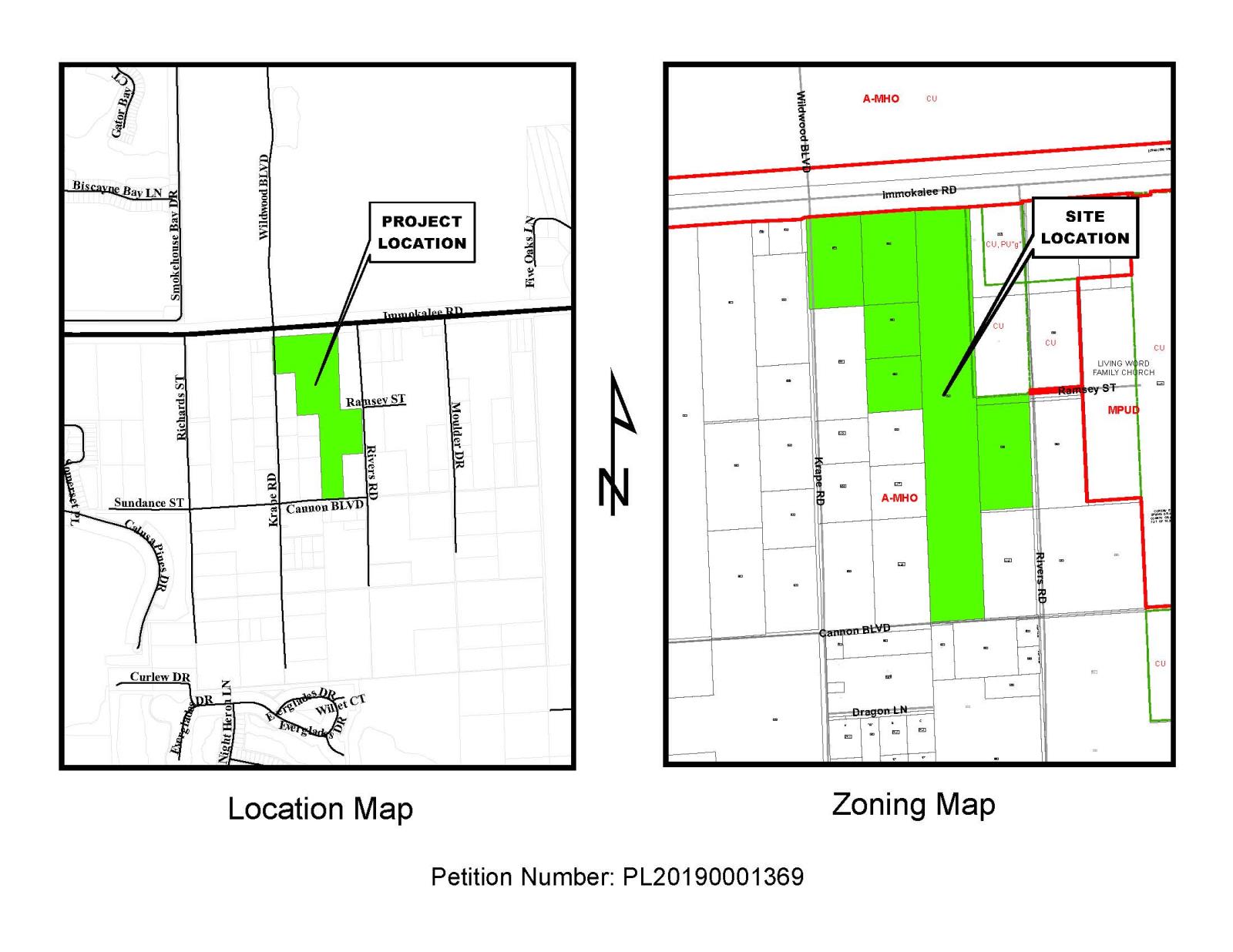 Destiny Church Site Location Map