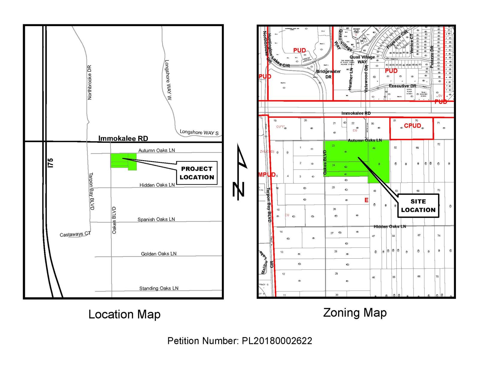 Naples Senior Center Site Location Map