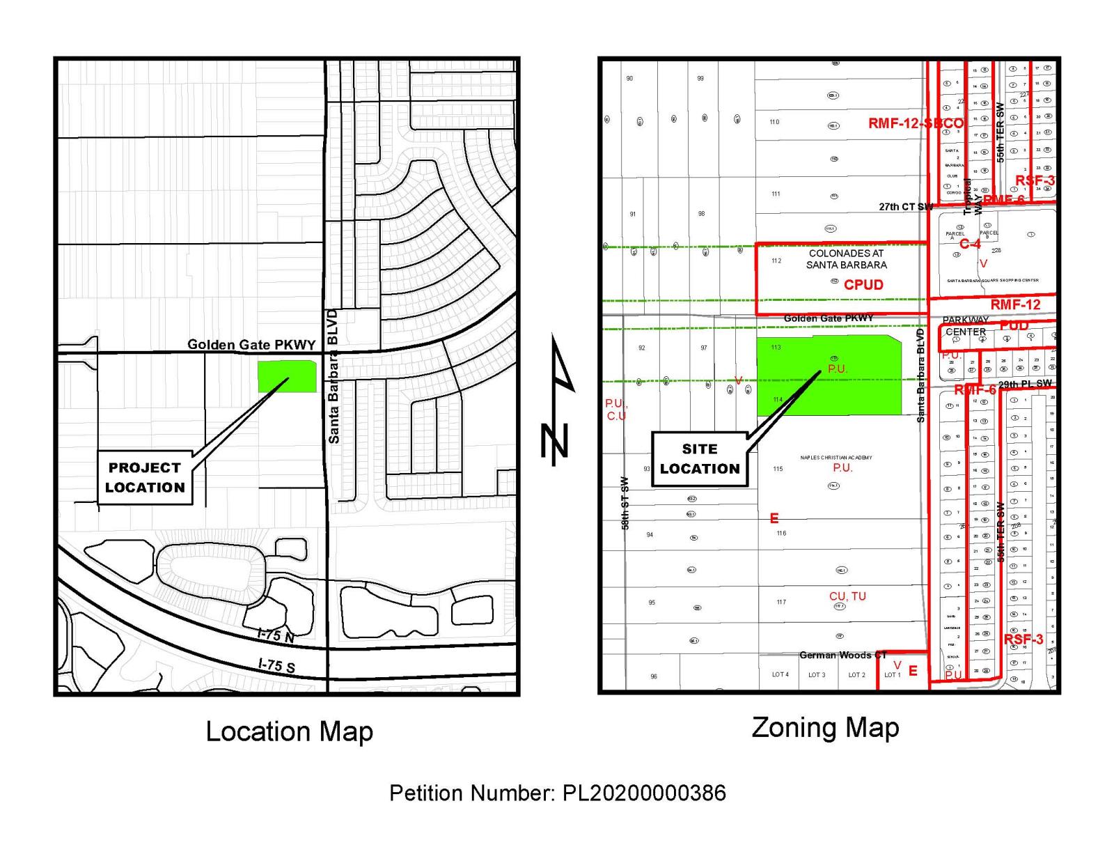 3001 SB Site Location Map