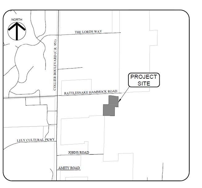 Hacienda Lakes Location Map