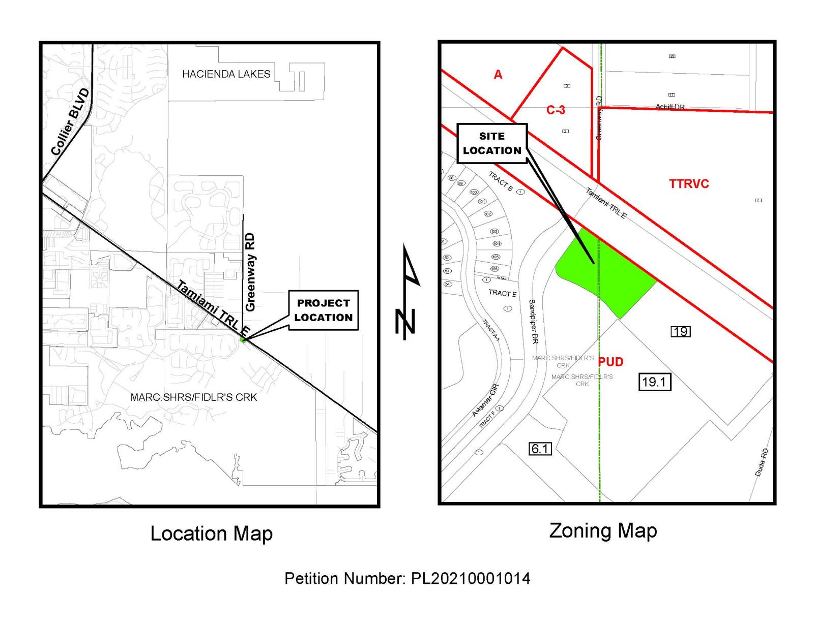 Fiddlers Creek NIM - Site Location Map