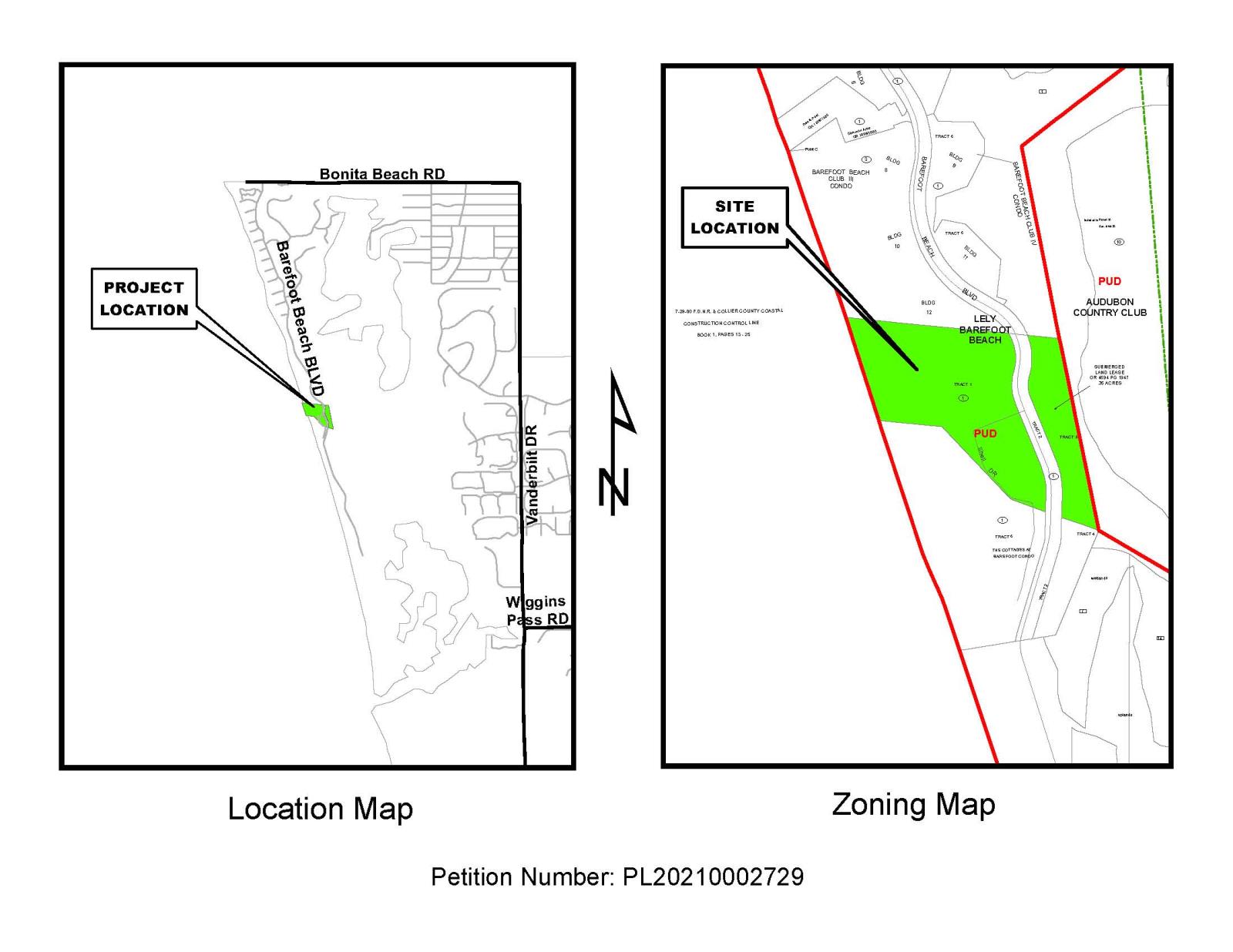 Lely Barefoot Site Location Map