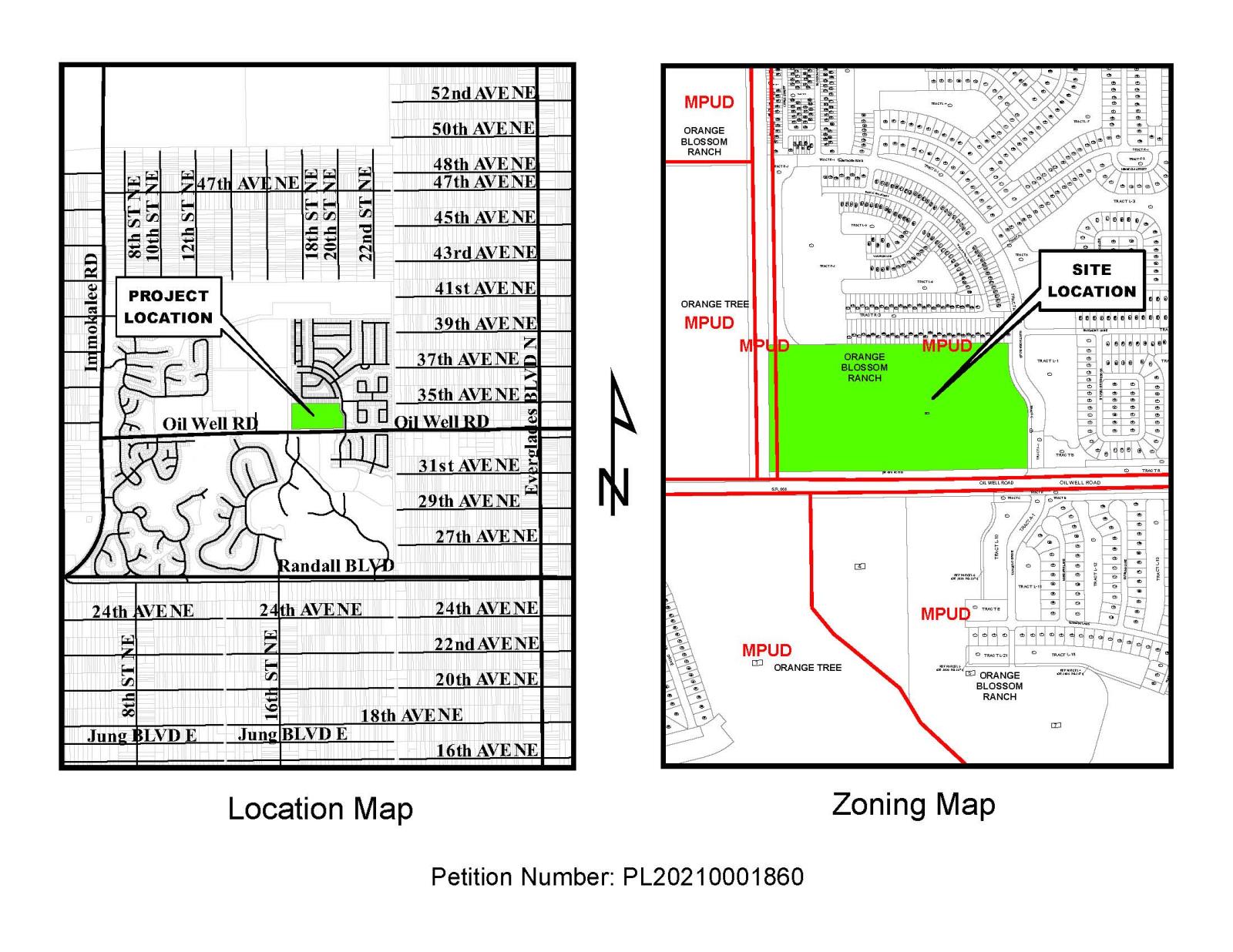 Orange Blossom Ranch site loc map