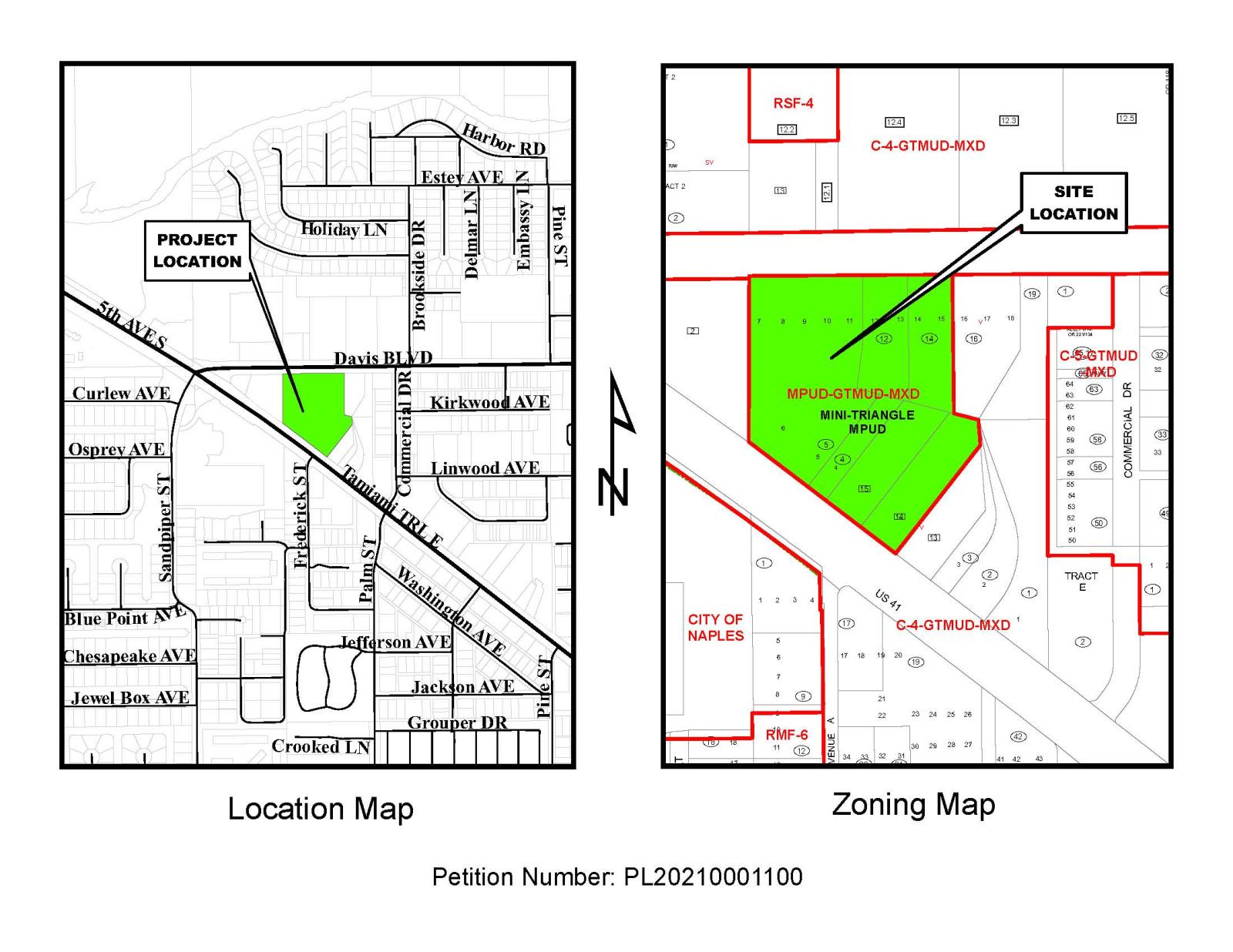 Mini- Triangle Site Location Map