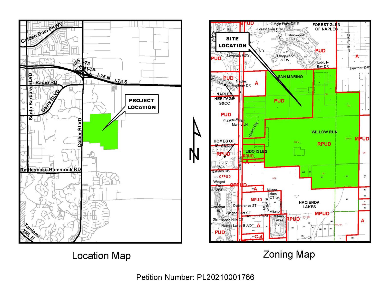 Willow Run Site Location Map