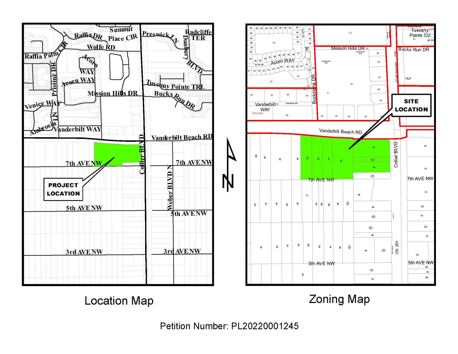 Collier- Vanderbilt Site Location Map