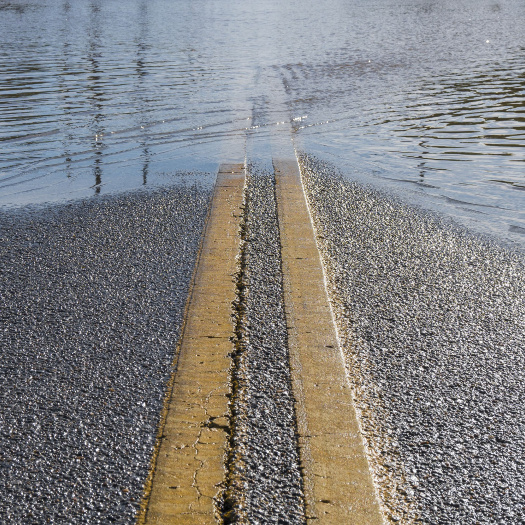 flooded Road 525