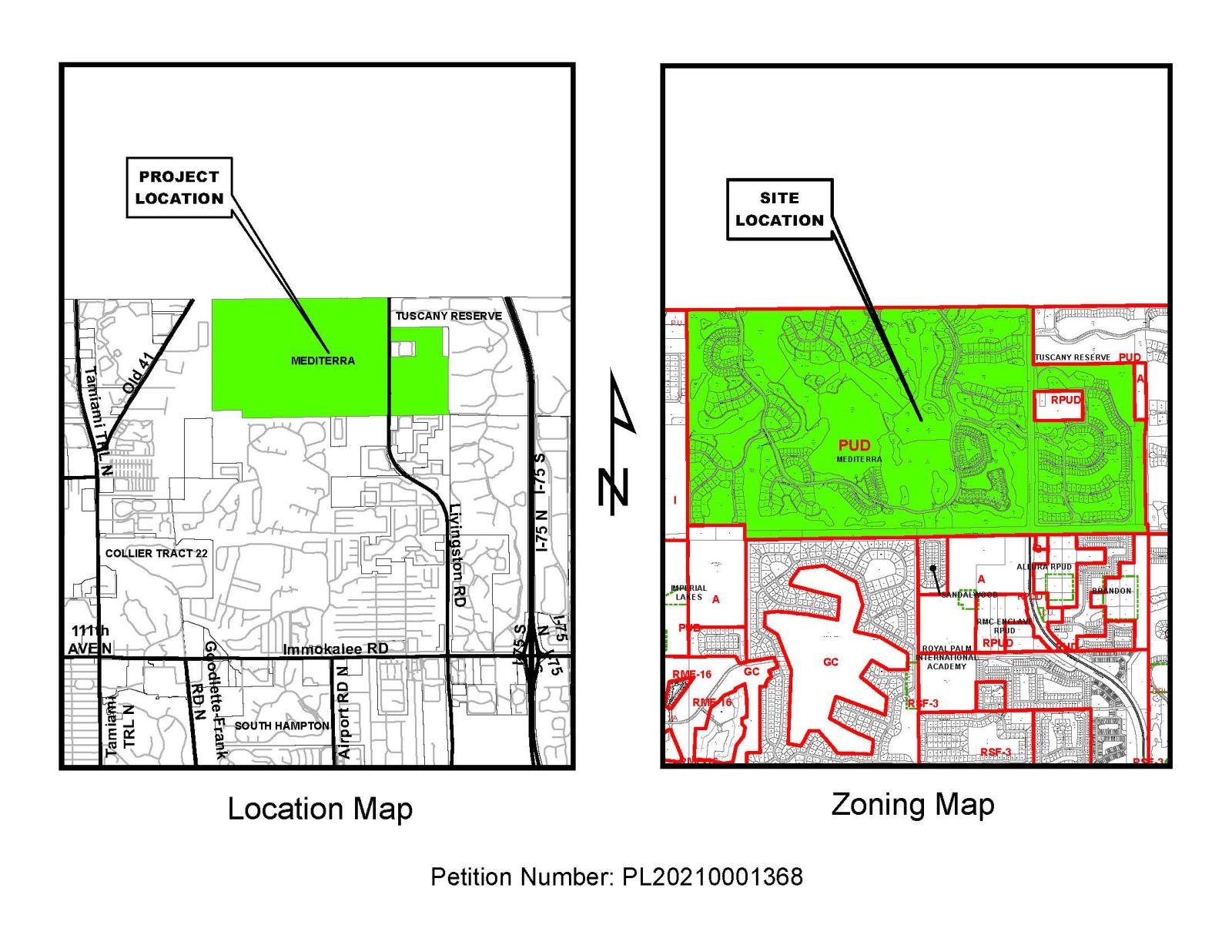 Mediterra PUDA Site Location Map