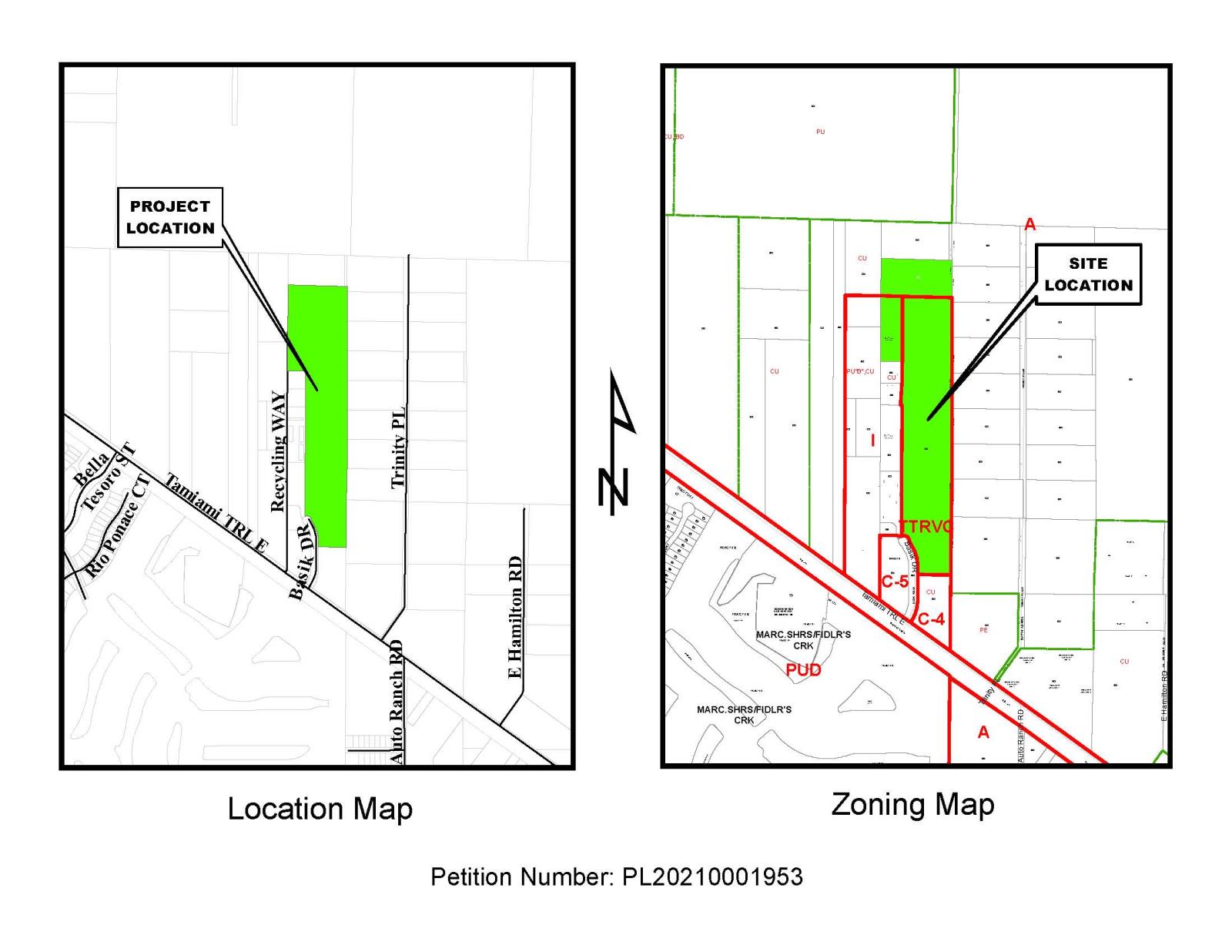 NIM Meeting East Tamiami Trail Industrial Subdistrict GMPA and PUDZ Site Location Map