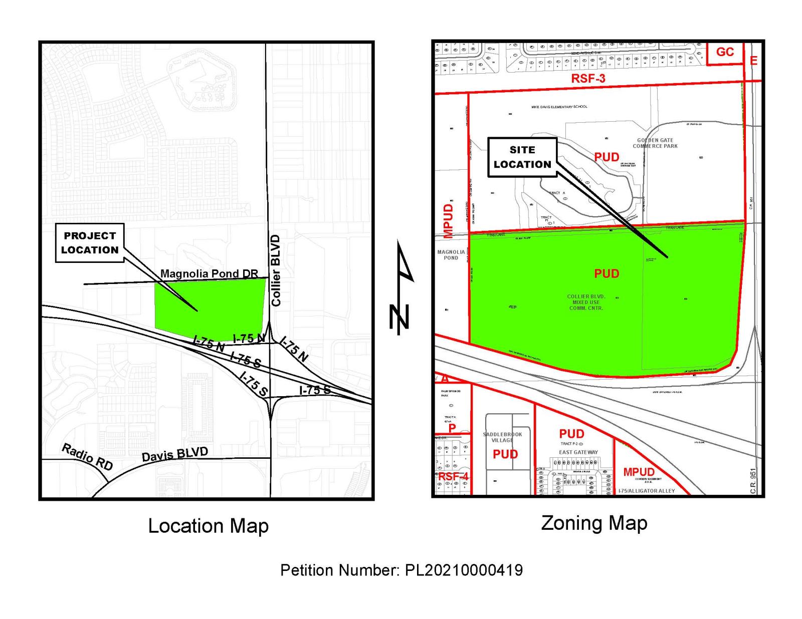 Collier Boulevard Mixed-Use Commerce Center (PUDA) PL20210000419