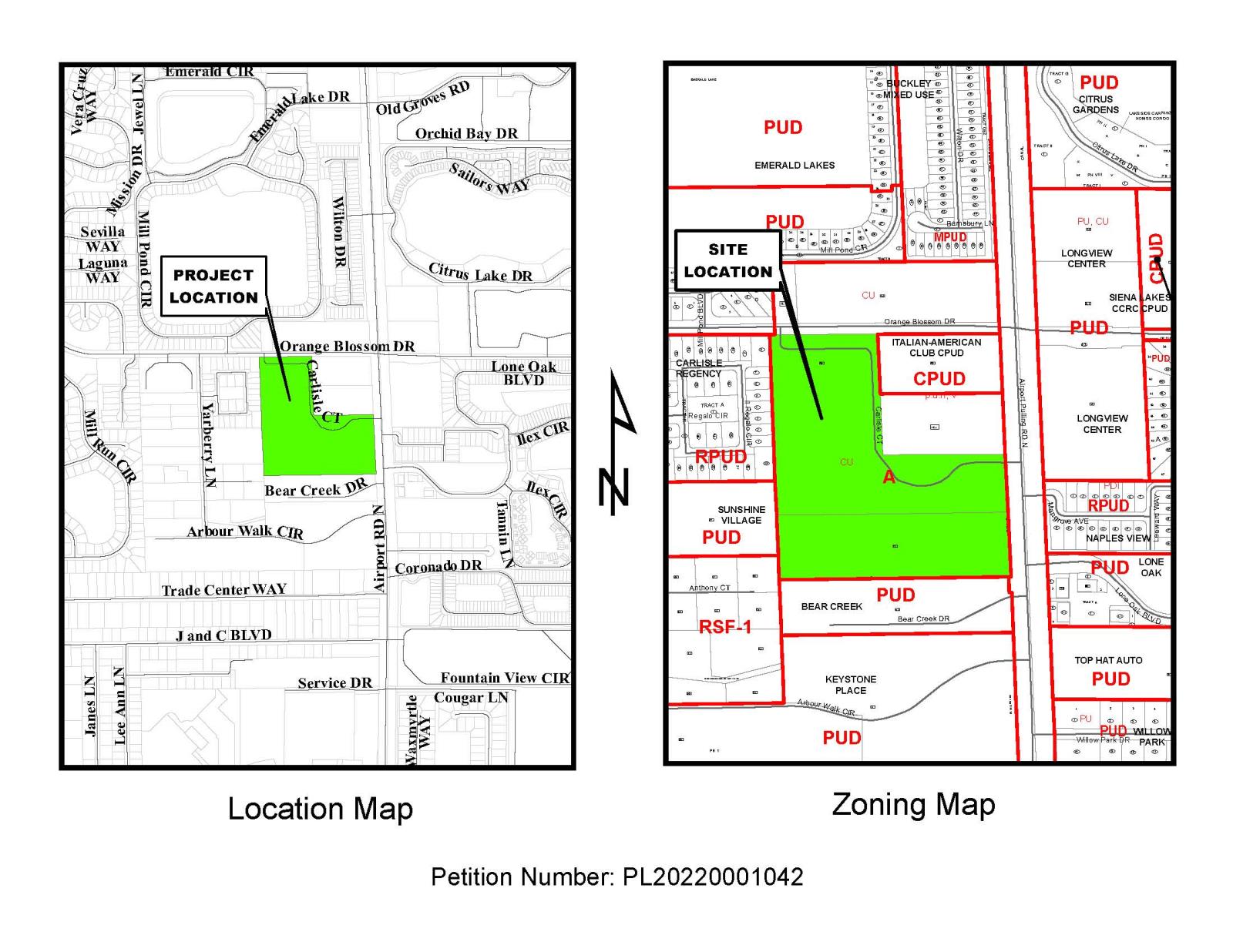 The Grove PUD (PL20220001042) & Airport Carlisle Mixed Use Subdistrict (PL-20220001043) NIM