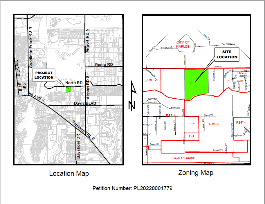 NIM Meeting - Rock Creek Estates Residential Planned Unit Development RPUD (PUDZ) PL20220001779 Site Location Map