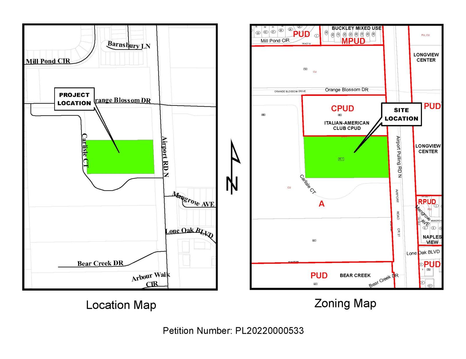 Lutgert Airport Site Location Map