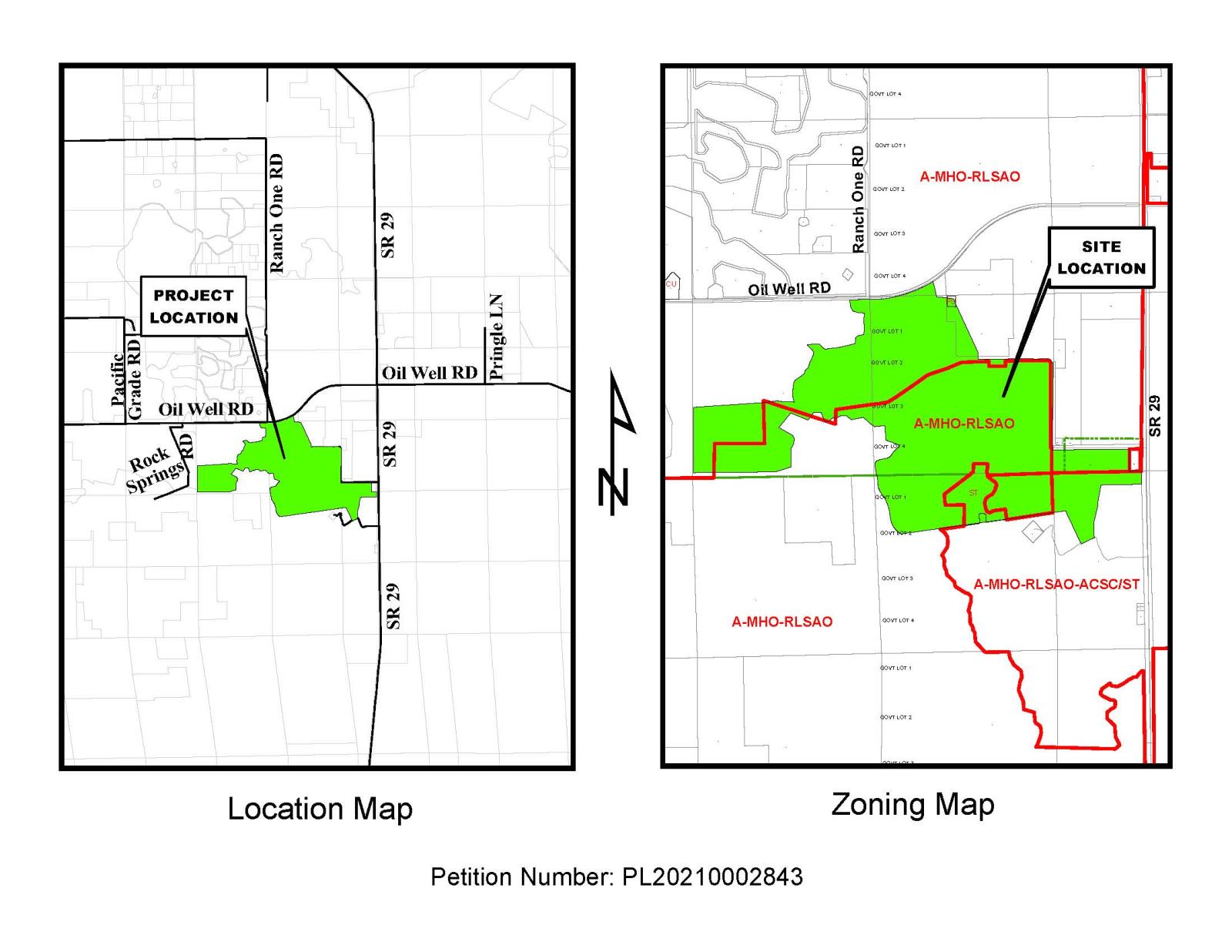 Site Location Map Collier Rod and Gun Club at the Preserve PL20210002843 (CU)