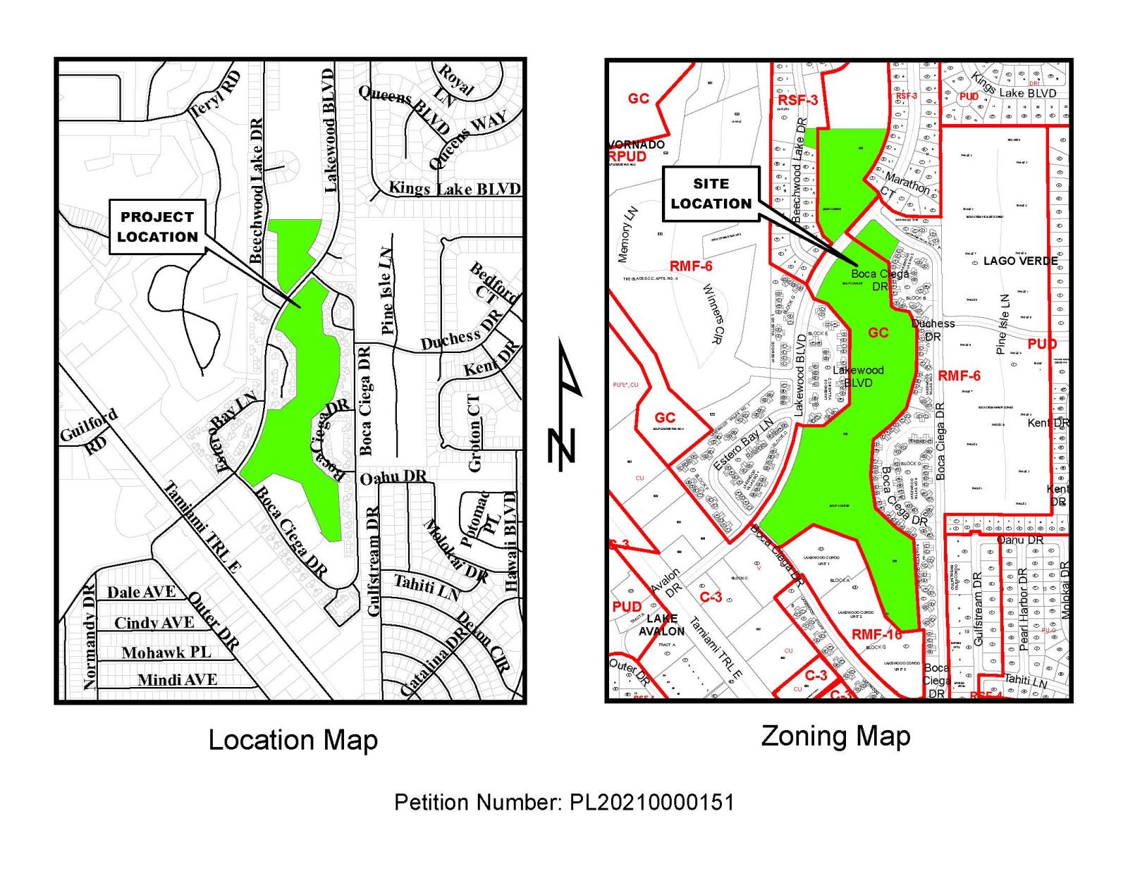 Starability at Lakewood Country Club PL20210000151 Site Location Map