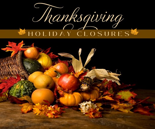 Thanksgiving Closures 525x 438