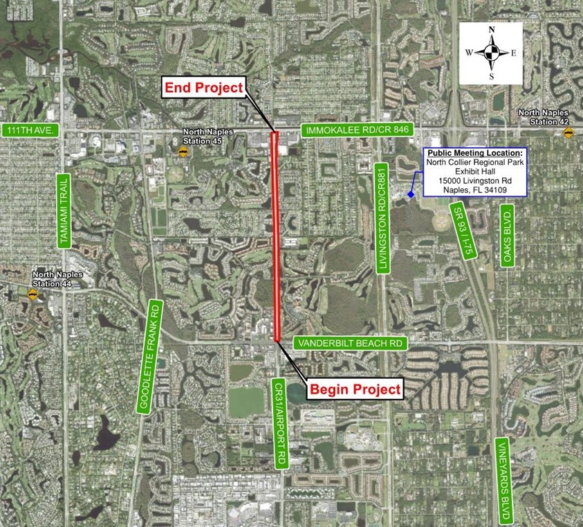 Airport Road Widening Project (between Vanderbilt Beach Road and Immokalee Road) 30 Percent Design