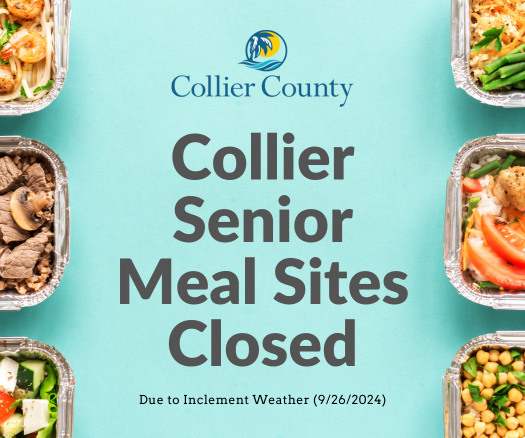 Collier Senior Meal Sites Closed